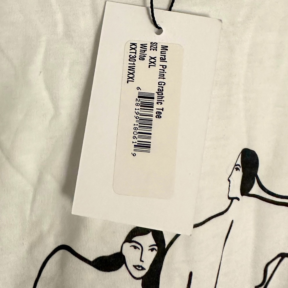 KNIX Mural Print Women top sz XXL - Picture 4 of 5